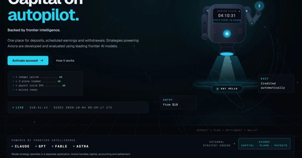 AxioraProtocol screenshot